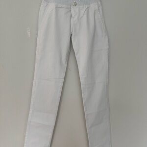 Women's Straight Leg Jeans - Light Gray